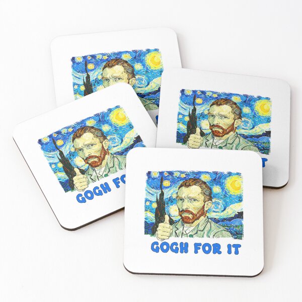 Item preview, Gogh For It Van Gogh Funny Art Pun designed and sold by TeeARTHY.