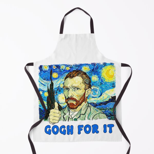 Item preview, Gogh For It Van Gogh Funny Art Pun designed and sold by TeeARTHY.