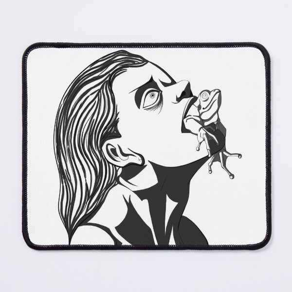 Item preview, Black and White Frog designed and sold by GhoulishArtish.