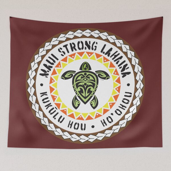 Item preview, Tribal Turtle Tattoo Maui Strong designed and sold by srwdesign.