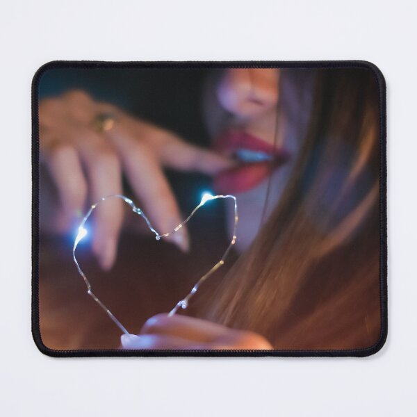 Item preview, Glowing Heart Shaped Fairy Lights - Intimate Romantic Portrait designed and sold by MDB_Shop.