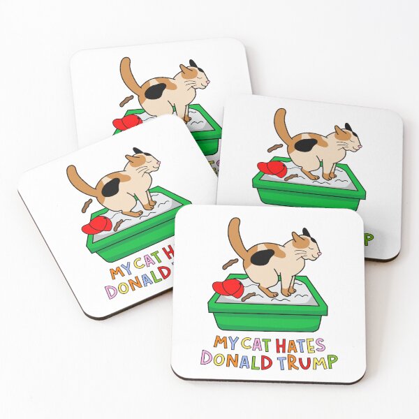 Item preview, My Cat Hates Donald Trump designed and sold by AKarmicWitch.