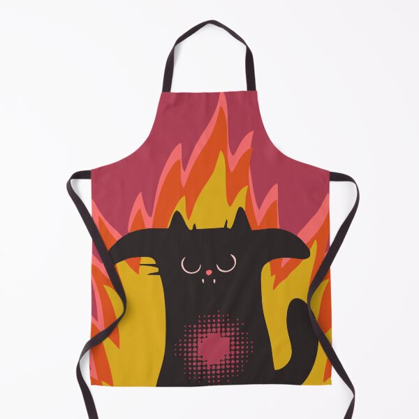 Item preview, Hungry Cat Meme – “I Am Very Hungry” Funny Fiery Cat Illustration ? designed and sold by T-Chou.
