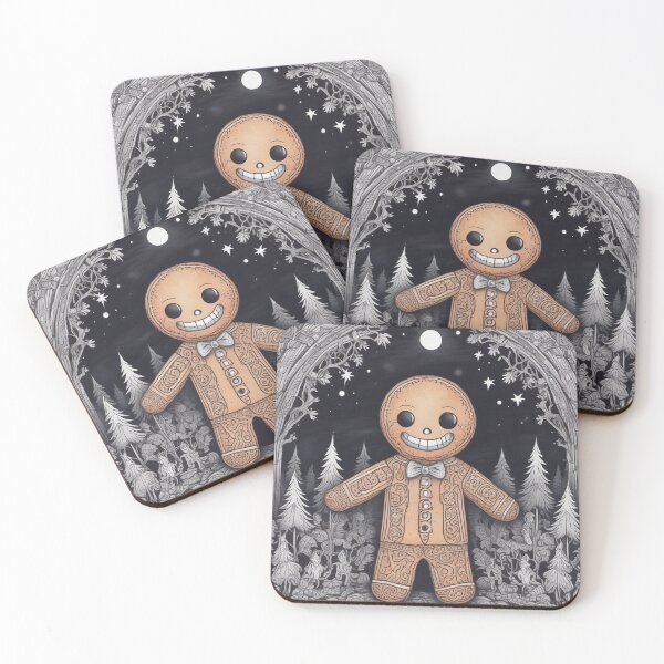 Item preview, 2025 Christmas and Holiday Gingerbread man - Watercolor & Ink 1 designed and sold by KBMediaArt.