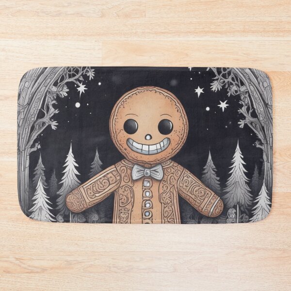 Item preview, 2025 Christmas and Holiday Gingerbread man - Watercolor & Ink 1 designed and sold by KBMediaArt.