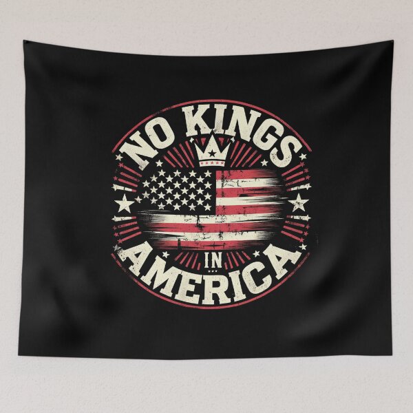 Item preview, No Kings In America Patriotic Freedom designed and sold by ArtFromBeyond.