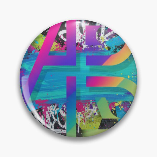 Item preview, Dynamic Graffiti AB Monogram - Vibrant Street Art Design designed and sold by Ab.stylelab.