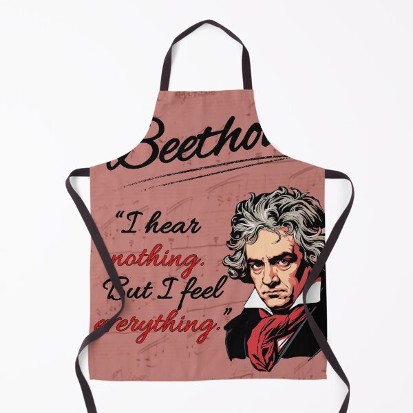 Item preview, Beethoven – I Hear Nothing, But I Feel Everything | Inspirational Classical Music Quote designed and sold by mycreastyle.