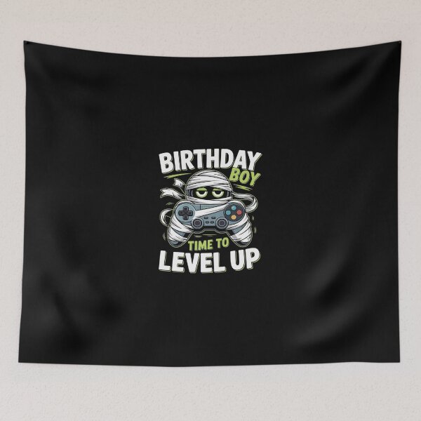 Item preview, Birthday Boy Time to Level Up Video Game Halloween Birthday  designed and sold by dainegilbert.