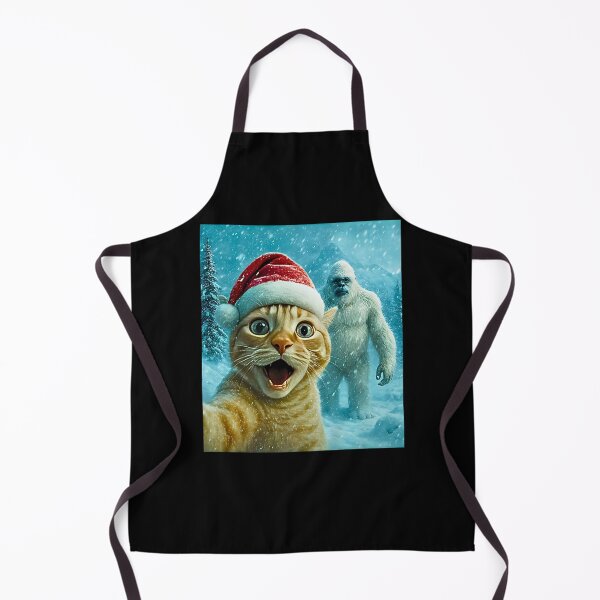 Item preview, Funny Cat Santa Hat Yeti Christmas Snow Meme Cool Selfie designed and sold by FerminVigo.
