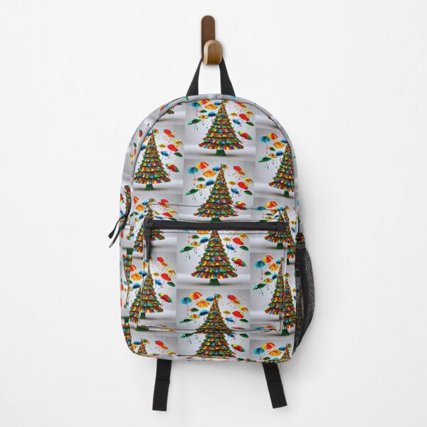 Item preview, Christmas Tree with Crazy Colorful Umbrellas. designed and sold by Zofia Sosnecka.