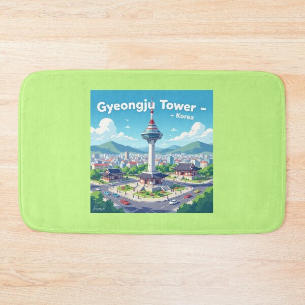 Item preview,  Gyeongju Tower Korea – 3D Funny Sketch , designed and sold by PaintMeWorld.