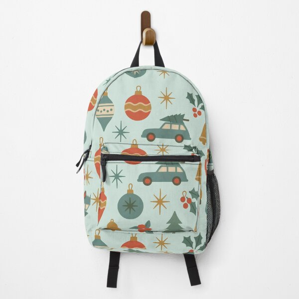 Item preview, Mid-Century Christmas Icons — Retro Holiday Illustration designed and sold by Ombrya.