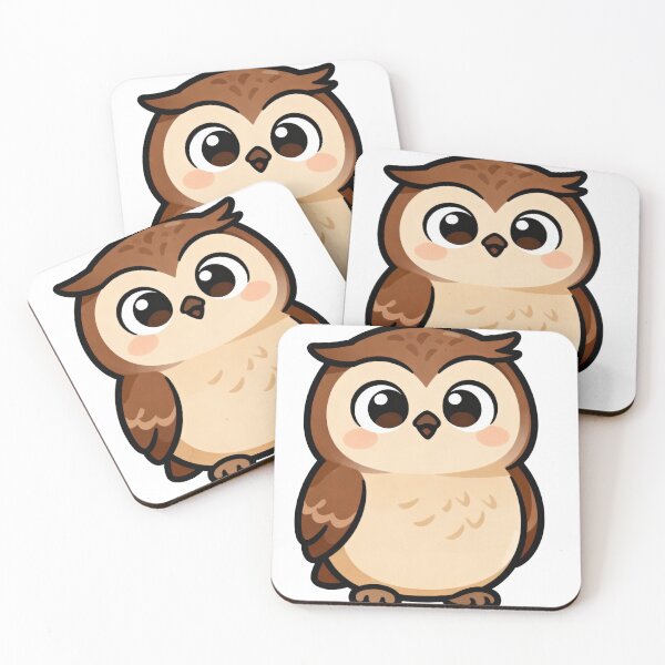 Item preview, Cute Owl Cartoon Illustration designed and sold by geartes.