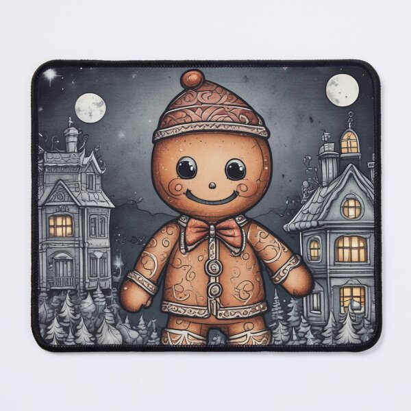 Item preview, 2025 Christmas and Holiday Gingerbread man - Watercolor & Ink 2 designed and sold by KBMediaArt.
