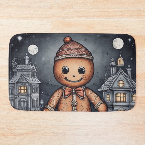 Item preview, 2025 Christmas and Holiday Gingerbread man - Watercolor & Ink 2 designed and sold by KBMediaArt.