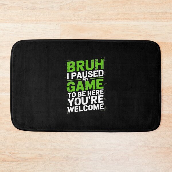 Item preview, Bruh i paused my game to be here gaming gamer video game boy  designed and sold by dainegilbert.