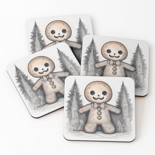 Item preview, 2025 Christmas and Holiday Gingerbread man - Watercolor & Ink 3 designed and sold by KBMediaArt.