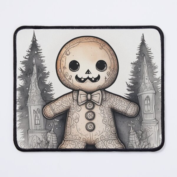 Item preview, 2025 Christmas and Holiday Gingerbread man - Watercolor & Ink 3 designed and sold by KBMediaArt.