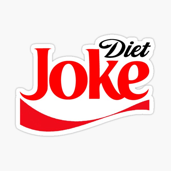 Joke Diet Coke Coca-Cola Coke Zero Sticker