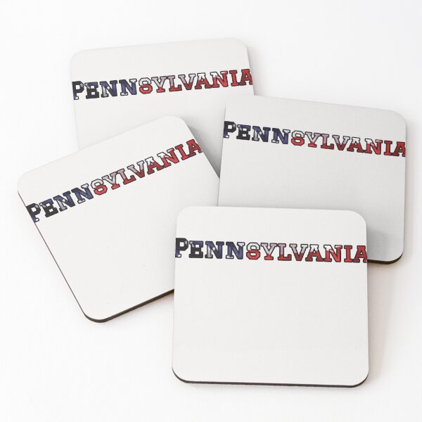 Item preview, Pennsylvania USA Flag Typography – Patriotic Stars and Stripes American Pride Design designed and sold by Long Family Gifts.