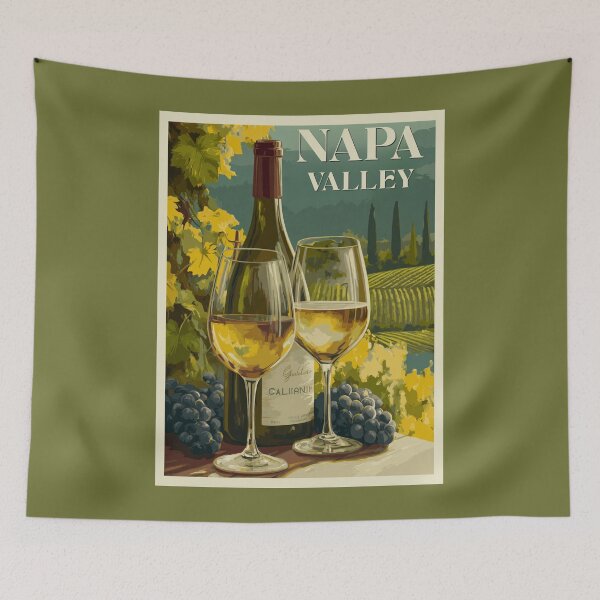 Item preview, Napa Valley California designed and sold by GoodOldVintage.
