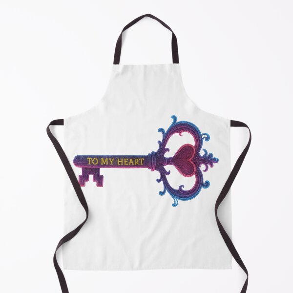 Item preview, Antique Key “To My Heart” – Neon Edition designed and sold by Gletschie.