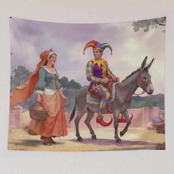 Item preview, The Girl and the Fool designed and sold by Palatinasart.