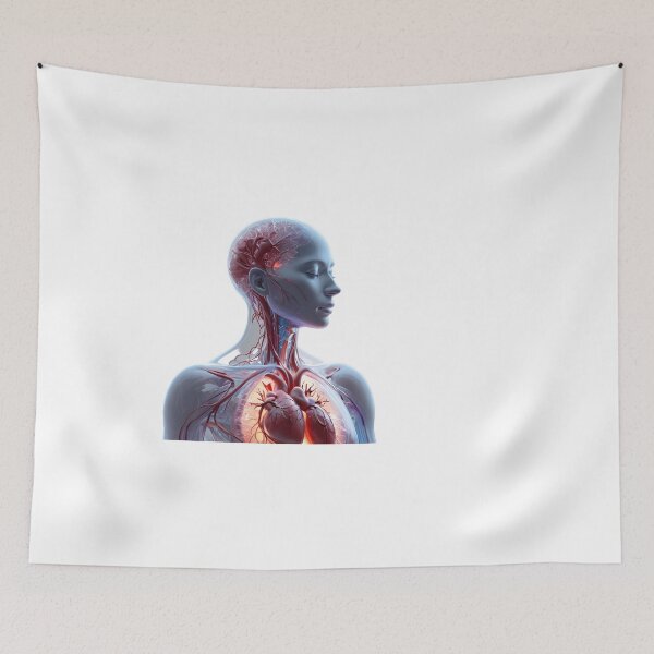 Item preview, Anatomical Human Heart 3D Render - Cardiology Medical Art designed and sold by Maldives-Art.