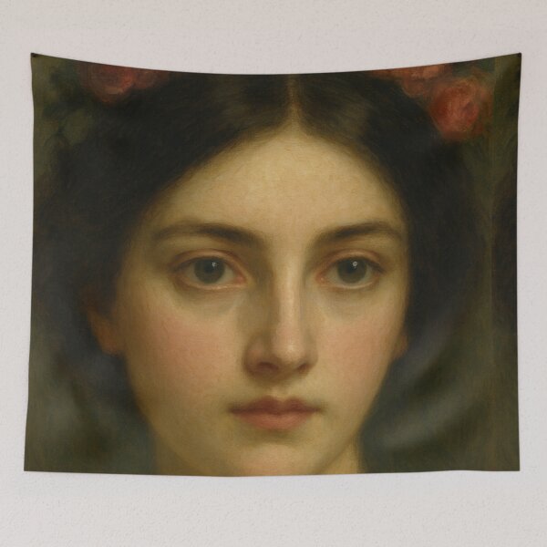 Item preview, Les Yeux de la Galerie – French Portrait Of A Lady | 19th Century Art designed and sold by CARRAANN.