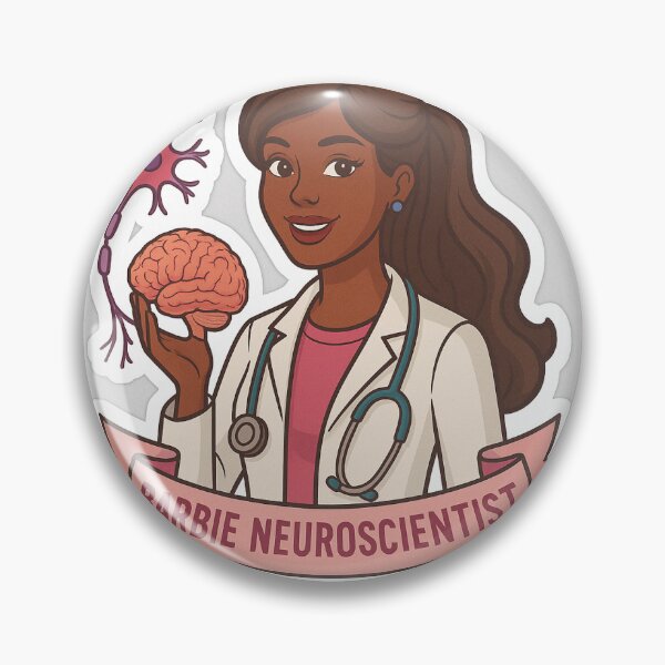 Item preview, Barbie Neuroscientist (Brunette) designed and sold by NeuroNotes.