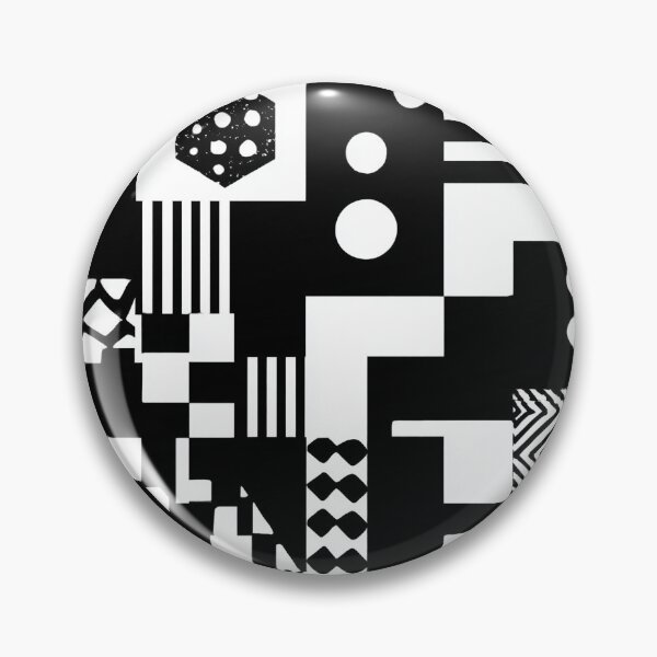 Artikelvorschau, Schwarz-Weiß-Geometrie – Visuelle Wirkung entworfen und verkauft von MidArtForge.