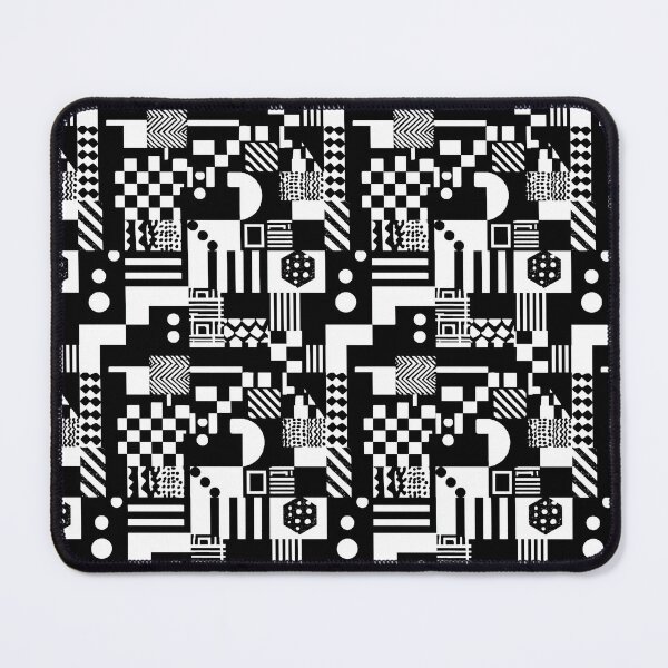 Item preview, Black and White Geometry - Visual Impact designed and sold by MidArtForge.
