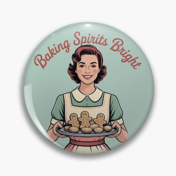 Artikelvorschau, Baking Spirits Bright – Vintage Retro Weihnachten entworfen und verkauft von WikaKowalczyk.
