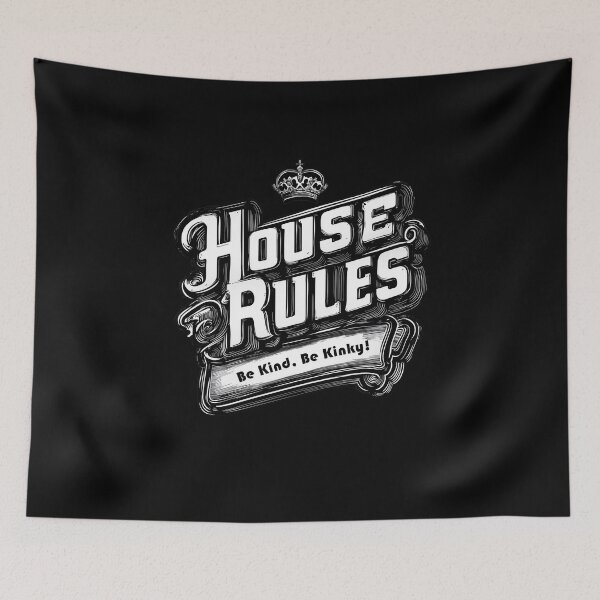 Item preview, House Rules Swinger Lifestyle Adult Culture designed and sold by Pineapple-Ink.