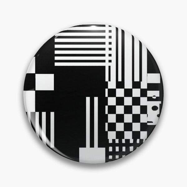Artikelvorschau, Schwarz-Weiß-Geometrie – Visuelle Wirkung entworfen und verkauft von MidArtForge.