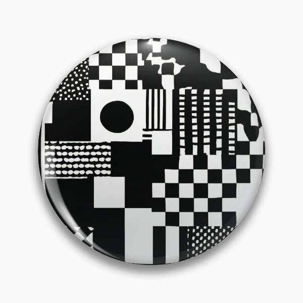 Artikelvorschau, Schwarz-Weiß-Geometrie – Visuelle Wirkung entworfen und verkauft von MidArtForge.