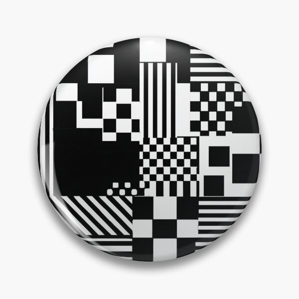 Artikelvorschau, Schwarz-Weiß-Geometrie – Visuelle Wirkung entworfen und verkauft von MidArtForge.