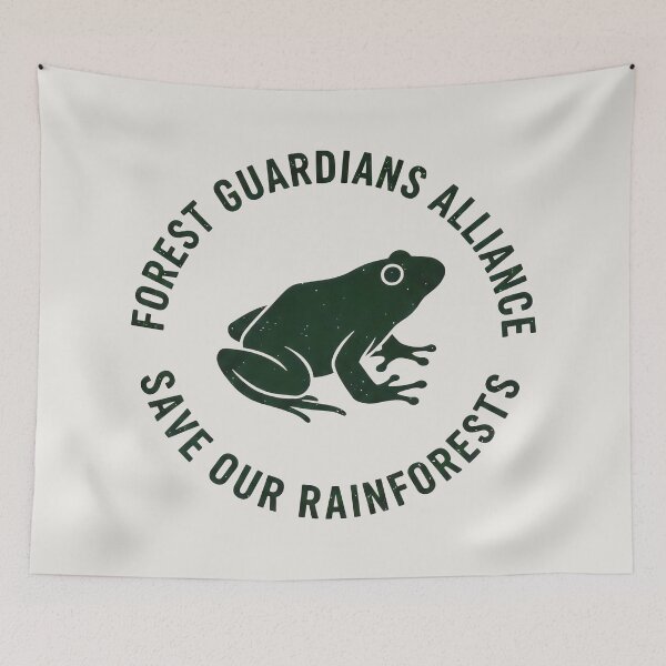 Item preview, Rainforest Advocacy Logo Featuring Frog Silhouette designed and sold by SplashTastic.