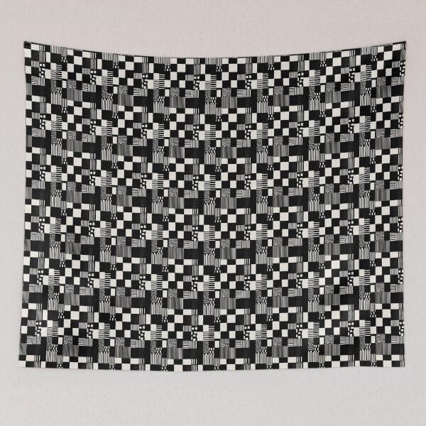 Item preview, Black and White Geometry - Visual Impact designed and sold by MidArtForge.