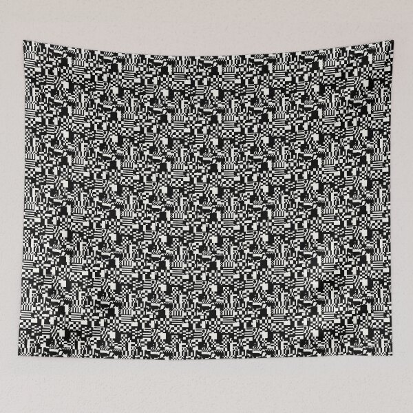 Item preview, Black and White Geometry - Visual Impact designed and sold by MidArtForge.