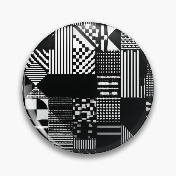 Artikelvorschau, Schwarz-Weiß-Geometrie – Visuelle Wirkung entworfen und verkauft von MidArtForge.