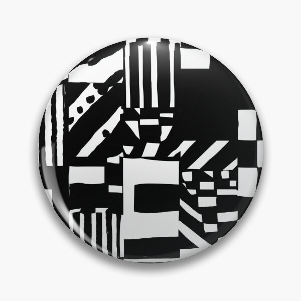 Artikelvorschau, Schwarz-Weiß-Geometrie – Visuelle Wirkung entworfen und verkauft von MidArtForge.