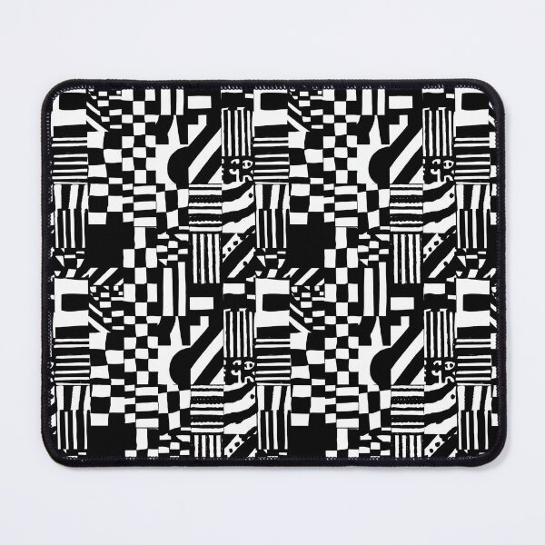 Item preview, Black and White Geometry - Visual Impact designed and sold by MidArtForge.