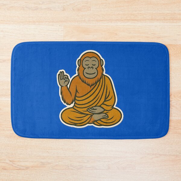 Item preview, Cute Zen Animal Meditation Buddha Art: Orangutan designed and sold by PinUpPizzazz.