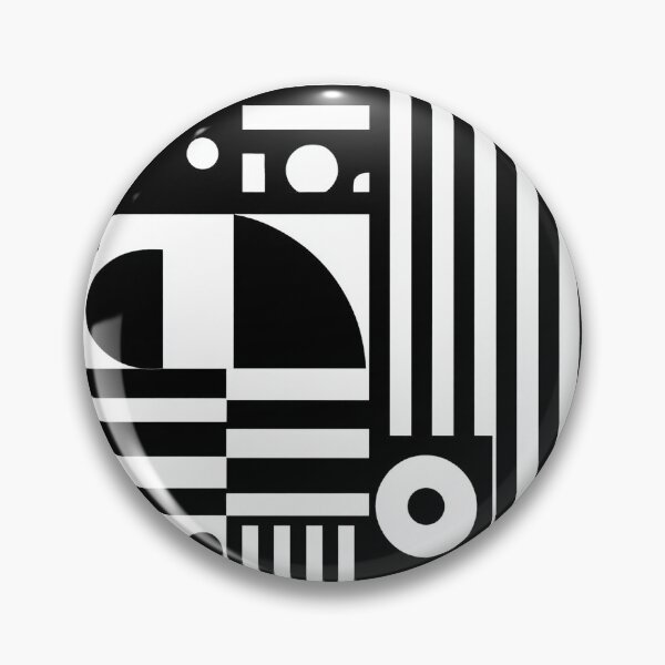 Artikelvorschau, Schwarz-Weiß-Geometrie – Visuelle Wirkung entworfen und verkauft von MidArtForge.