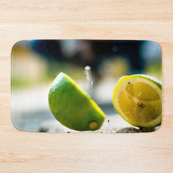 Item preview, High-Speed Shot of Sliced Lime Mid-Air - Vibrant Citrus Action designed and sold by MDB_Shop.