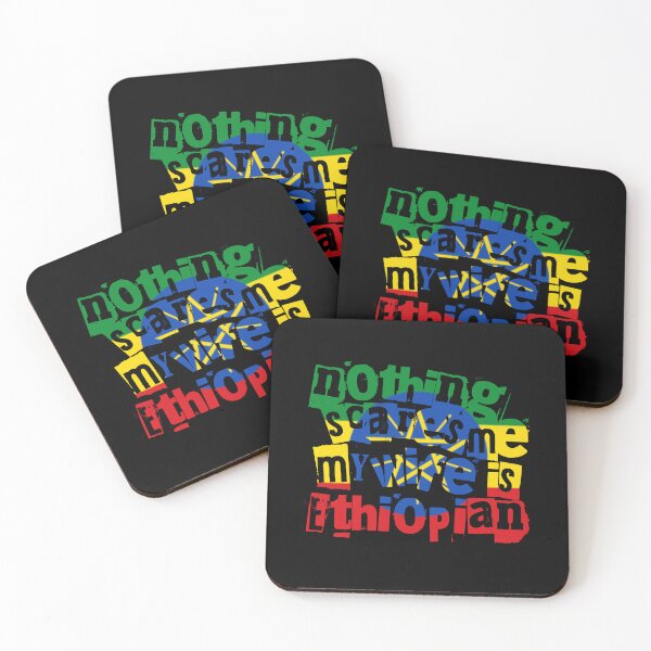 Item preview, Funny Ethiopia Nothing Scares Me My Wife Is Ethiopian designed and sold by chrisrivait.