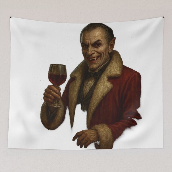 Item preview, Bloody Christmas Dracula Parody designed and sold by Retr0Tshirts.
