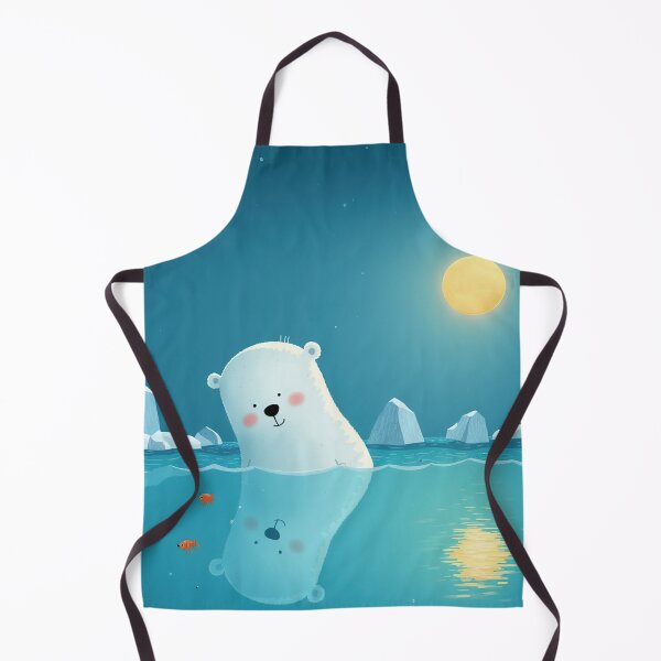 Item preview, Polar Dream – Bear Beneath the Moon designed and sold by Whimsical Hug.